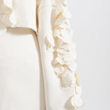 Petal Süslemeli İki Parçalı Takım