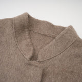 Kürk Detaylı Kemerli Pelerin Kaban