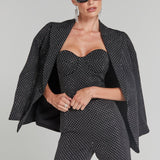 Polka Elegance Blazer Ceket