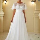 Kısa Kollu Abiye Elbise