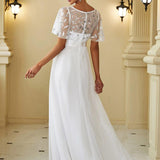 Kısa Kollu Abiye Elbise