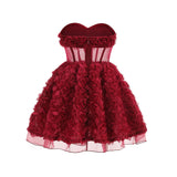 Rachel  Korse Mini Elbise