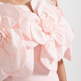 Çiçek Desenli Midi Elbise