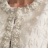 İnci ve Kristal Detaylı Ceket