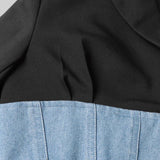 Çift Dokulu Denim Korse