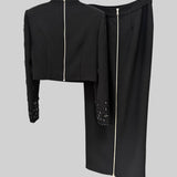 Elmas Süslemeli Maksi Etekli takım