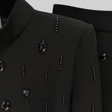 Elmas Süslemeli Maksi Etekli takım