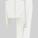 Elmas Süslemeli Maksi Etekli Set