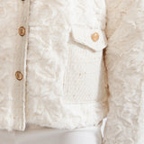 Altın Düğmeli Kabarık Ceket