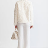 Altın Düğmeli Kabarık Ceket