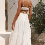 Bloom Askılı Maxi Elbise