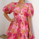 Abel Mini Dress - Pink