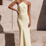 Chiara Maxi Elbise - Sarı