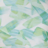 Zinnia Midi Elbise - Yeşil Çiçekli