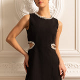 Siyah Mira Mini Elbise