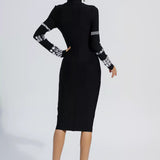 Diamond Bandaj Midi Elbise