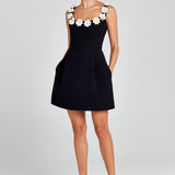 Cindy Monokrom Elbise