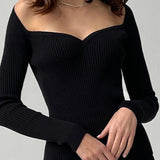 Kadın Kazak Şekilli Kesimli Sütlü