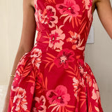 Canika Mini Dress - Red Floral