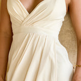 Charlotte Drapeli Maxi Elbise - Sarı