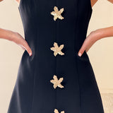 Daray Mini Dress - Black / Star