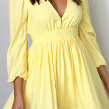 Charlotte Mini Dress - Yellow