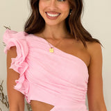 Amina Maxi Elbise - Yumuşak Pembe