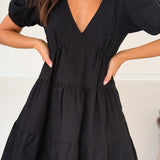 Billie Mini Dress - Black