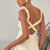 Andie Maxi Elbise - Sarı