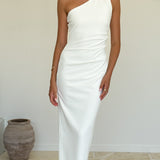 Cataleya Maxi Elbise - Beyaz