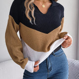 Çok Renkli Detaylı Kazak