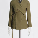 Bağcıklı Blazer Ceket