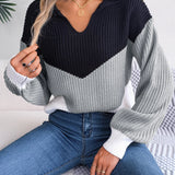 Çok Renkli Detaylı Kazak