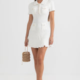 Kısa Kollu Elmas Elbise