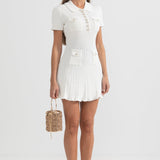 Kısa Kollu Elmas Elbise