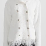 Püsküllü Dokulu Ceket