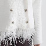 Püsküllü Dokulu Ceket