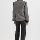 Çizgili Tüvit Blazer