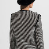 Çizgili Tüvit Blazer