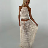 Monica Bağcıklı Etek Üst Set