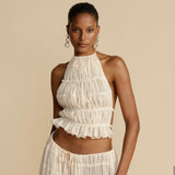 Monica Bağcıklı Etek Üst Set