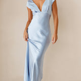 Amelia Maxi Elbise - Mavi