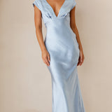 Amelia Maxi Elbise - Mavi