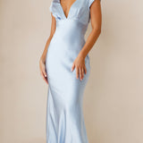 Amelia Maxi Elbise - Mavi