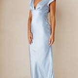 Amelia Maxi Elbise - Mavi