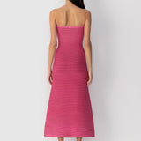 Adela Kolsuz Şerit Örgü Uzun Elbise