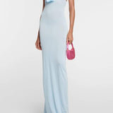 Alexia Halterneck Floral-aplikeli Maxi Elbise