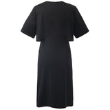 Çıkarılabilir Kolye Detaylı Triko Kadın Mini Elbise