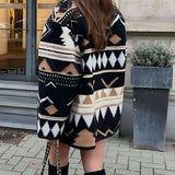 Nomadic Pattern Oversize Ceket