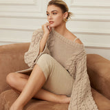 Basic Solid Round Neck Flare Kazak